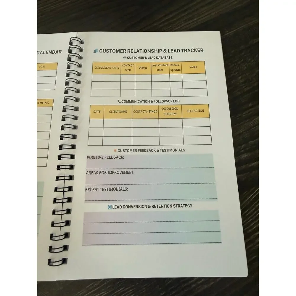 NWOT Small Business Planner Undated